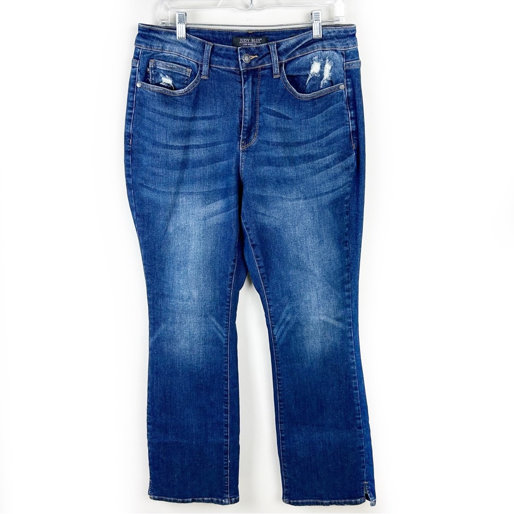 Judy Blue Slim Bootcut High Rise Slit hem jeans size: 14W